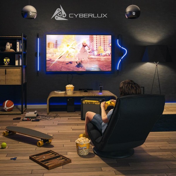 Фото - Крісло для геймерів Cyberlux Flex Fabric Black (GM-03 B)